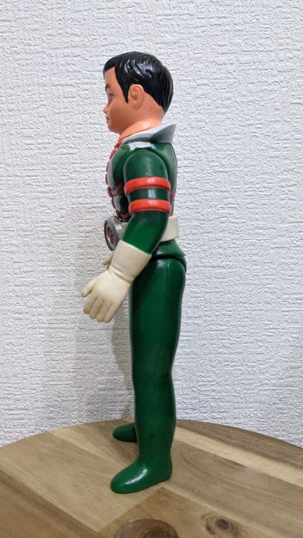 当時物】仮面ライダーV3 クリア成型 ポピー 旧バンダイ ソフビ