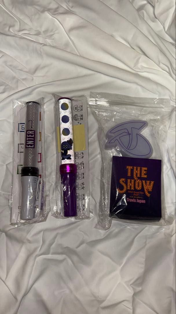 TravisJapan 、ENTER、THESHOWペンライト Travis Japan Debut Concert 2023 THE SHOW ペンライト
