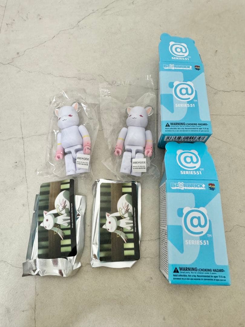 ベアブリック51 魔法少女 まどかマギカ まどマギ 2体セット - メルカリ