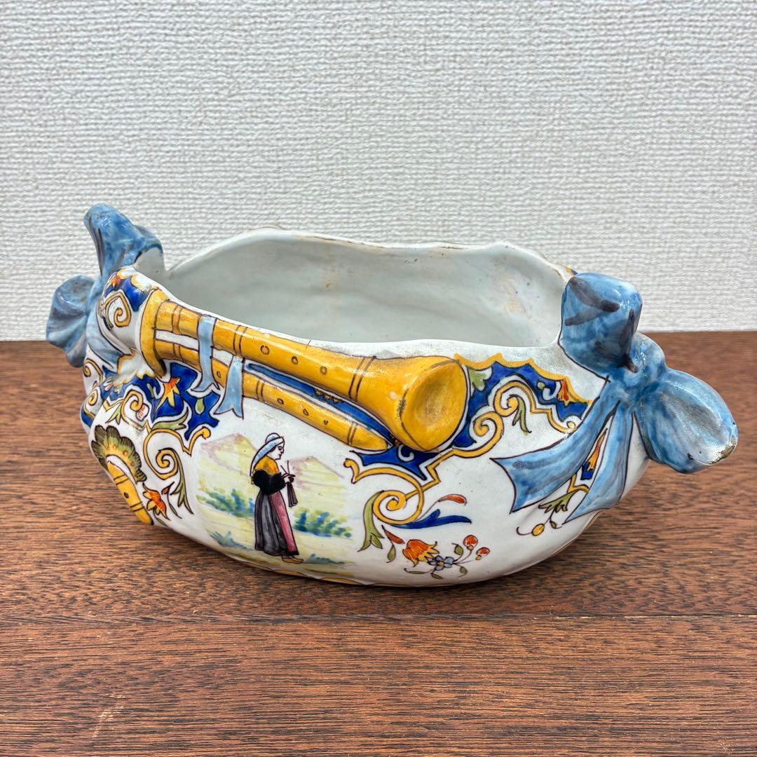 【希少】フランス 1900年代 アンティーク フラワーポット 入手困難