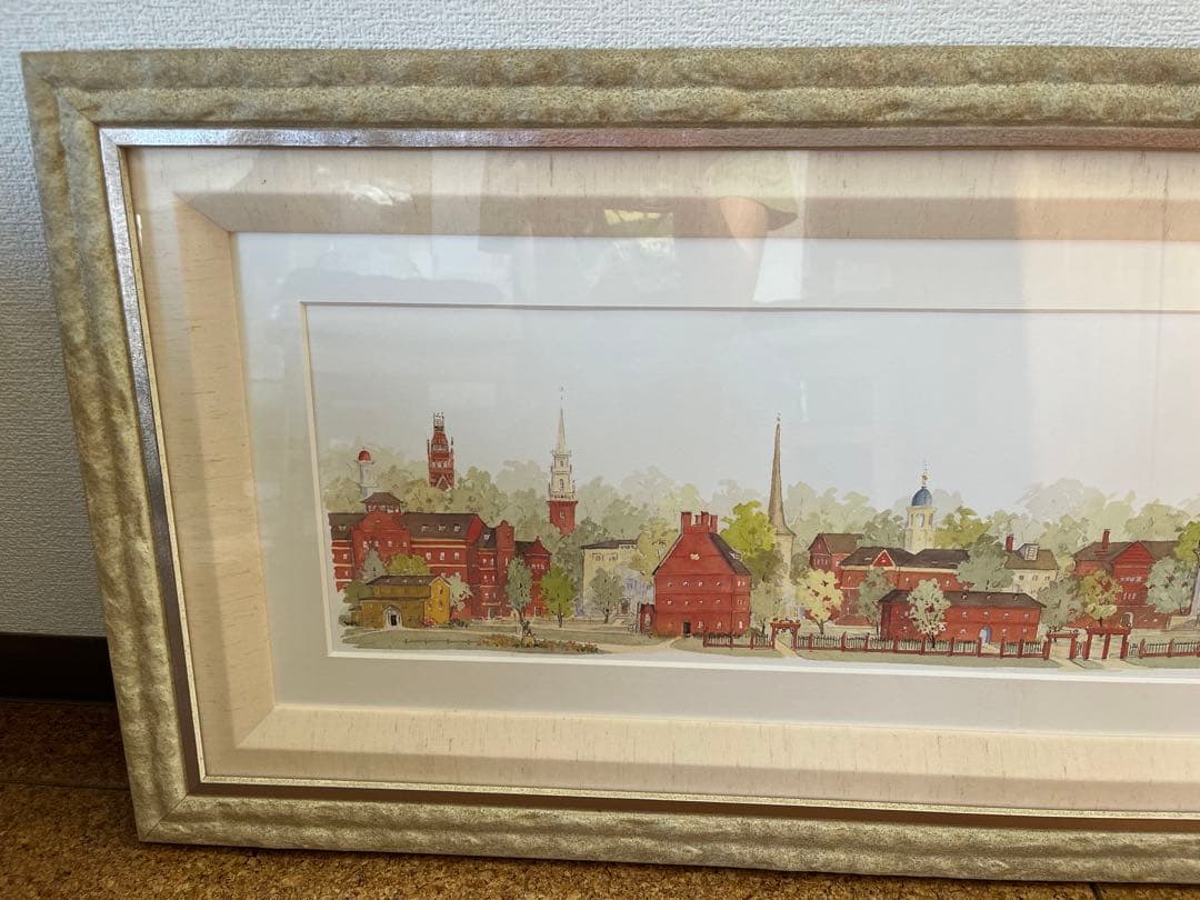 【限定300部・本人購入】レオナルド・ウェーバー / ハーバード大学額装・送料込