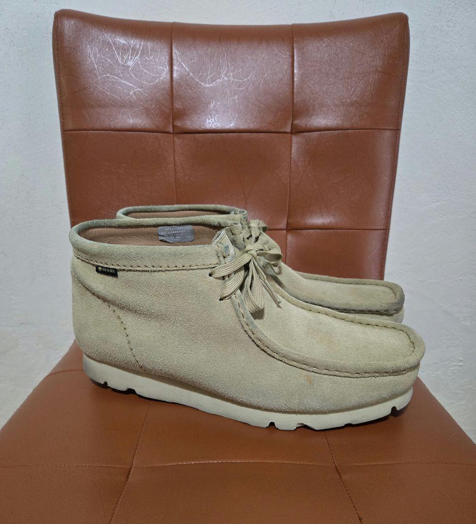 クラークス ビームス別注 コラボ ワラビー ゴアテックス 防水スエード