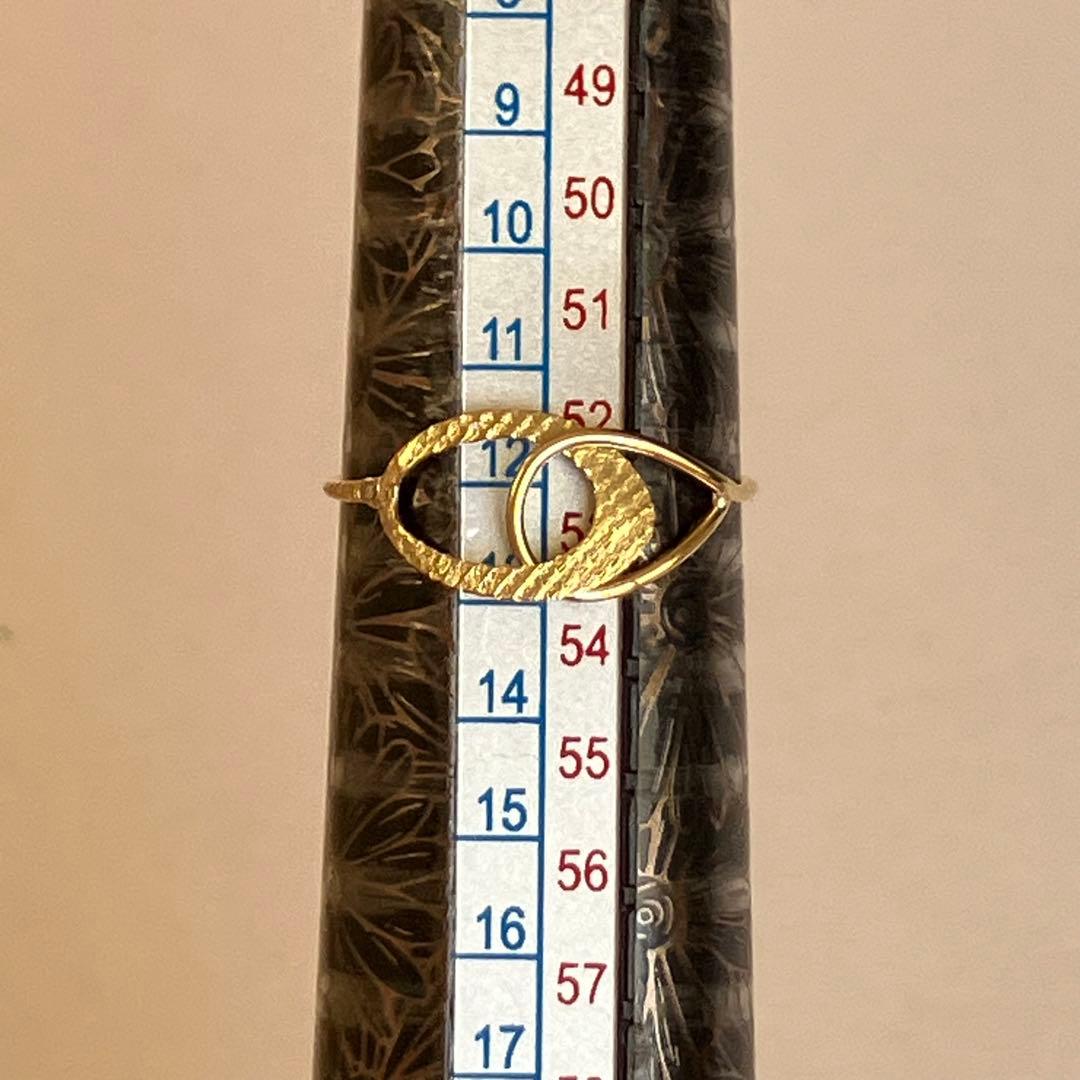 K18 18金　12号　リング　45