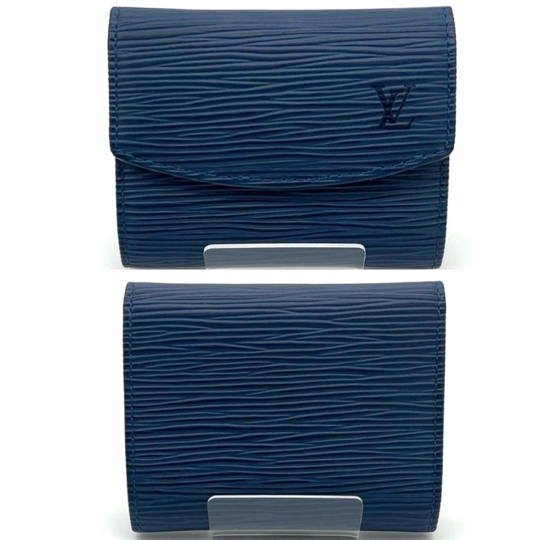 ルイヴィトン エピ ケース 小銭入れ ブルー 男女兼用