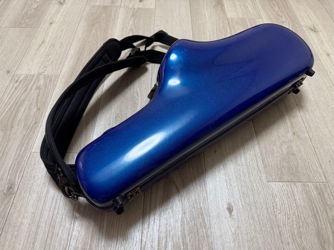 アルトサックス ハードケース 青
