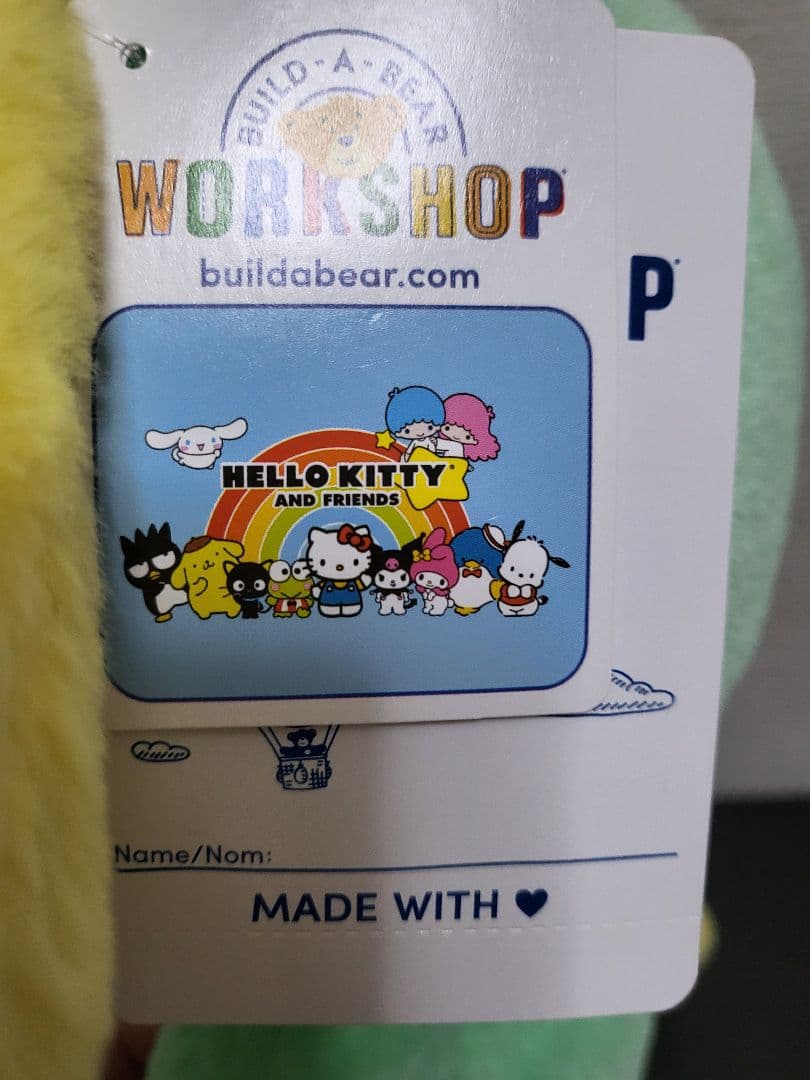 ポムポムプリン✖ビルドアベア　ゾンビぬいぐるみ