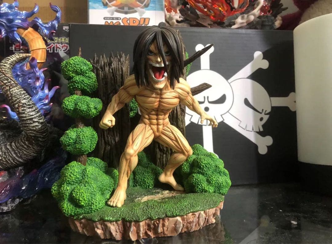 進撃の巨人 エレン・イェーガー ガレージキット ガレキ スタチュー⑨