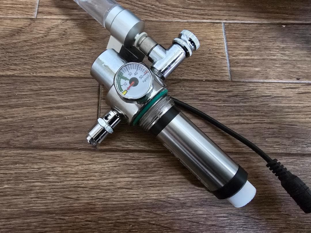 電磁弁-新品】化学反応式C02ジェネレータ&インラインアトマイザーセット