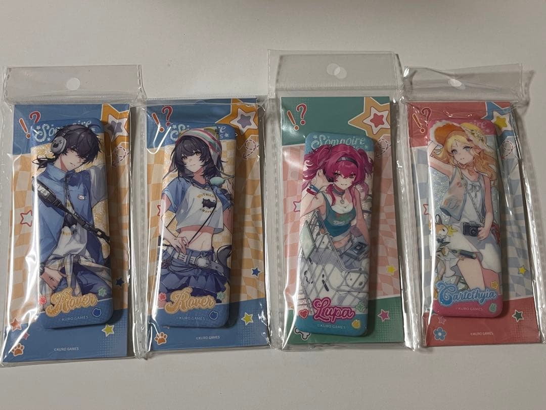 新品未開封】鳴潮 心域エコー スクエア缶バッジ4個セット 漂泊者