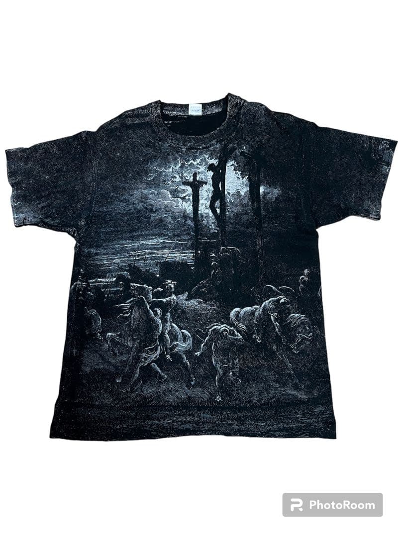 新 デザインファッション - 90s USA製 アートTシャツ ART キリスト