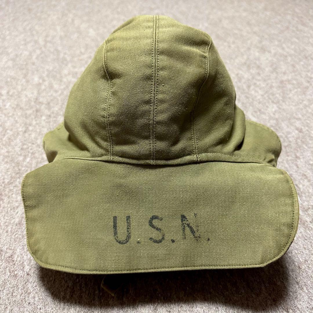 40s ビンテージNAVY デッキキャップ大戦WW2 米軍