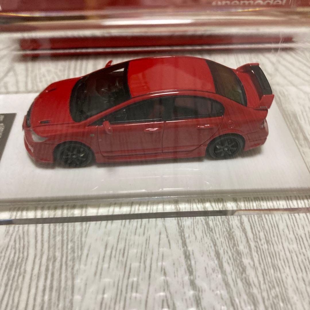 ワンモデル　1/64 ホンダ　シビック　FD2 無限　RED