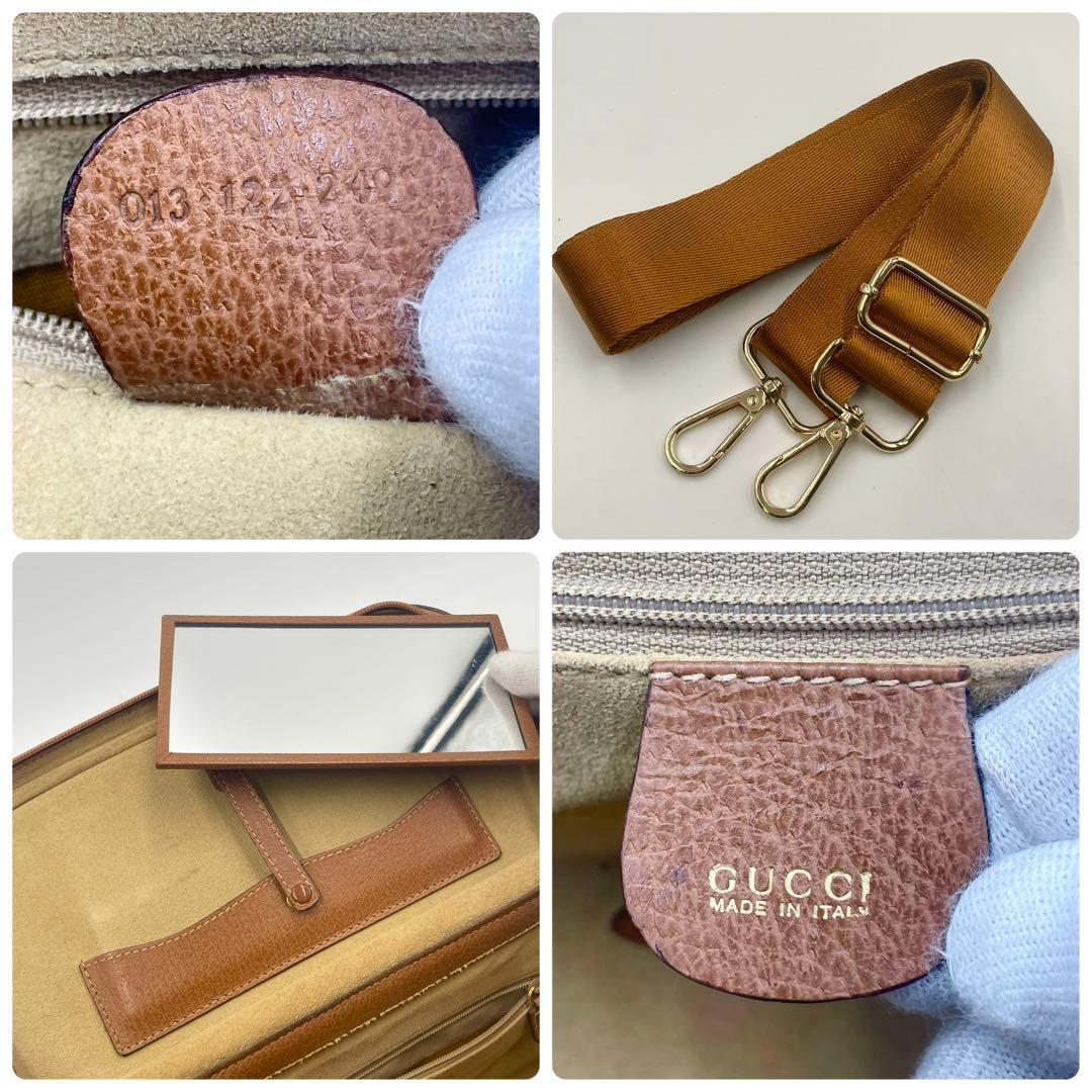 GUCCI グッチ バンブー バニティバッグ 2way ハンドバッグ ショルダー