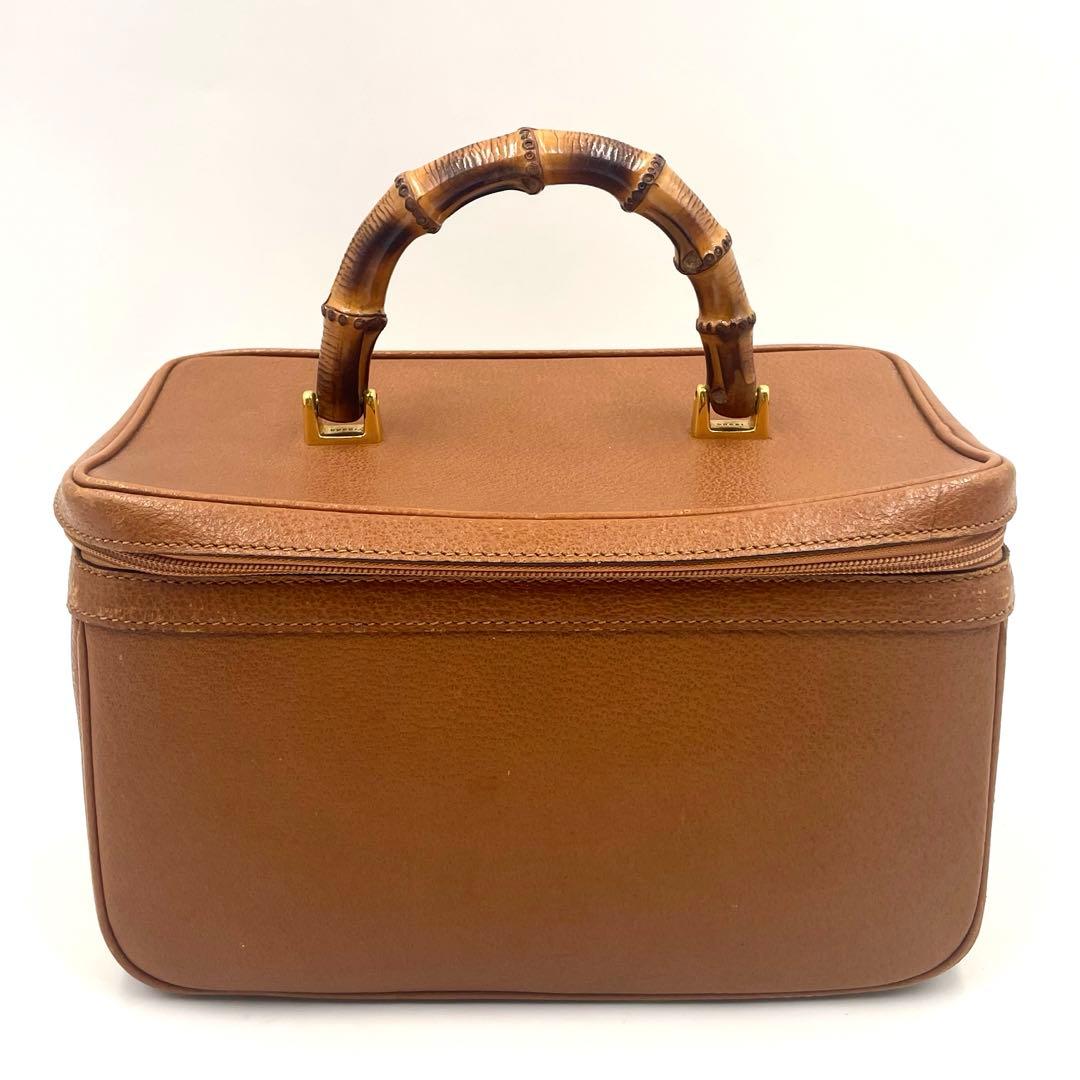 GUCCI グッチ バンブー バニティバッグ 2way ハンドバッグ ショルダー