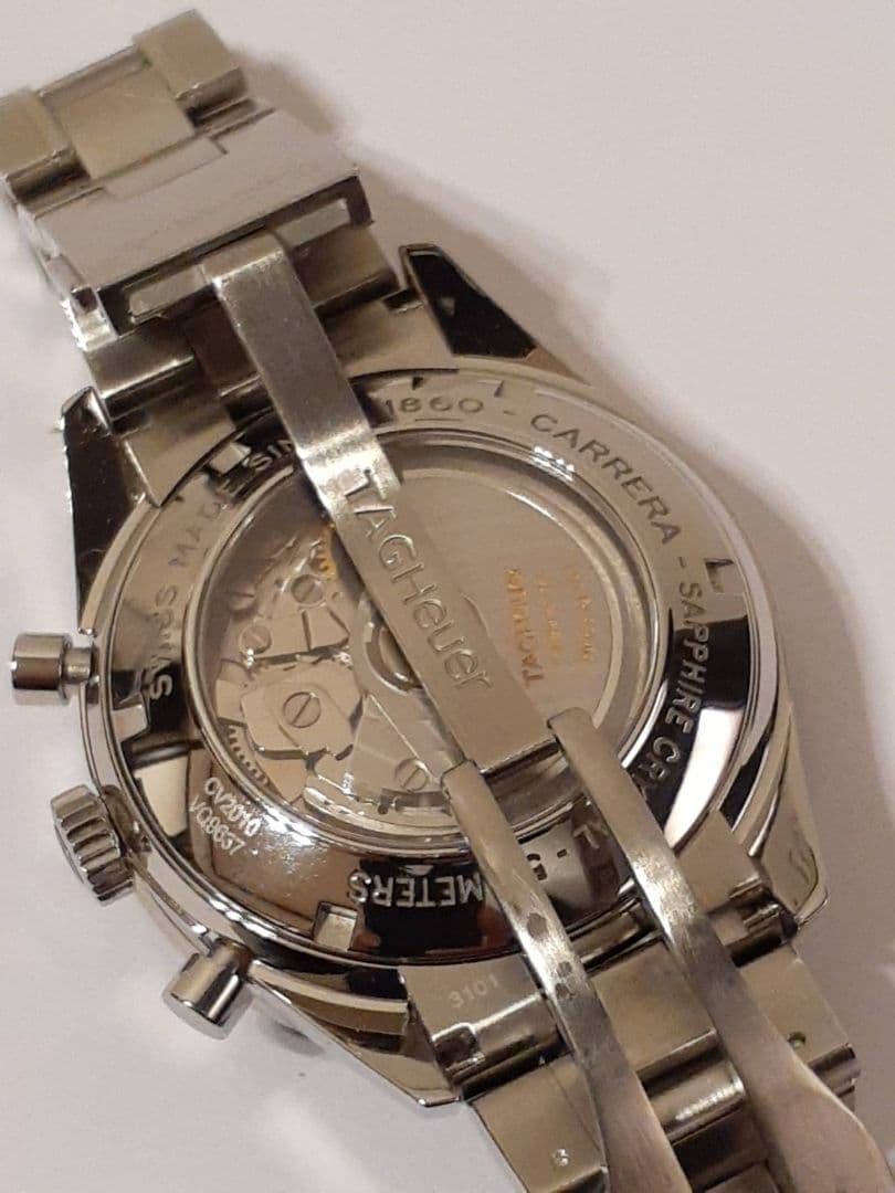 OH済　タグホイヤー CV2010 カレラ タキメーター　自動巻き腕時計