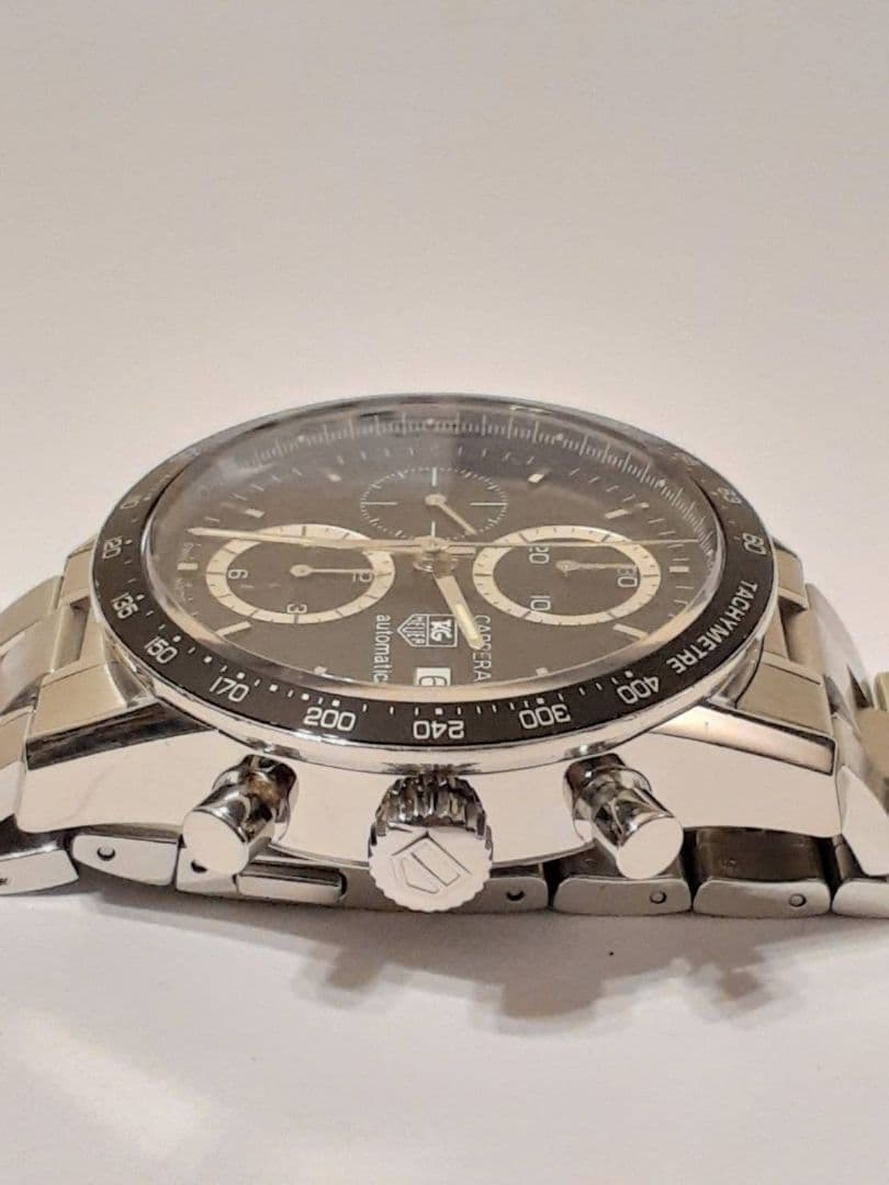 OH済　タグホイヤー CV2010 カレラ タキメーター　自動巻き腕時計