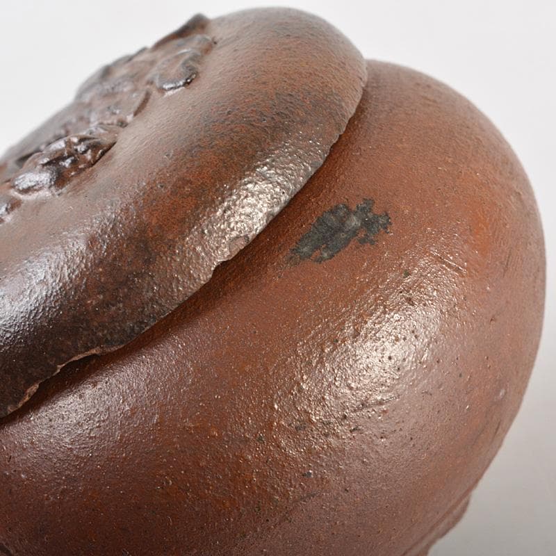 茶道具 備前焼 古備前 神獣蓮花文 盒子 書付箱 V R7146 - メルカリ