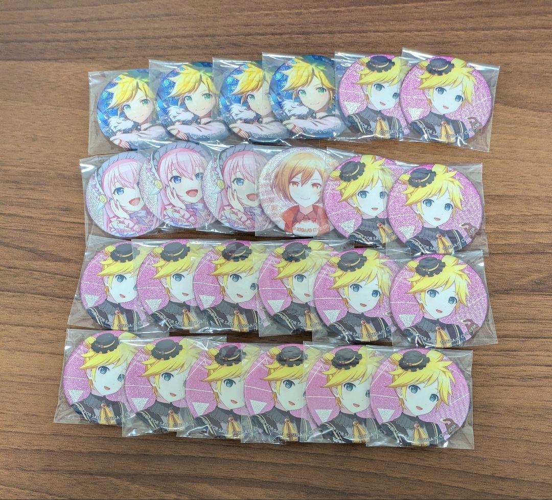 プロセカ 宵崎奏 エピカ 箔押し ミニ色紙 缶バッジ プロセカ 宵崎奏