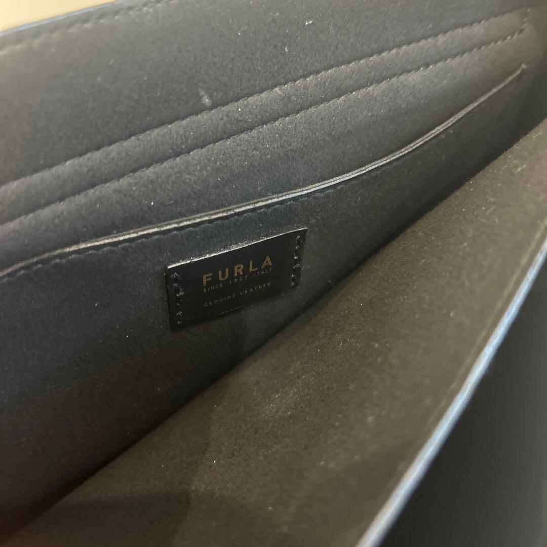 美品 FURLA フルラ スリーク 2way ハンドバッグ ショルダーバッグ