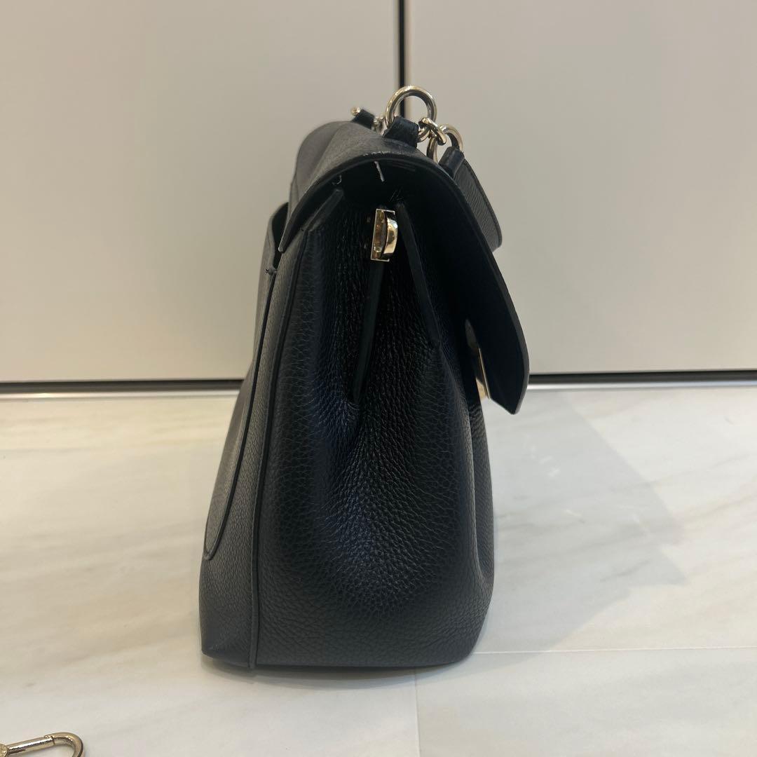 美品 FURLA フルラ スリーク 2way ハンドバッグ ショルダーバッグ