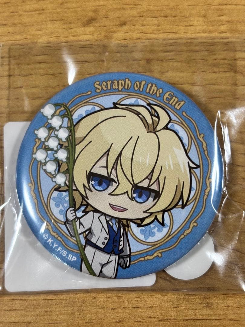 終わりのセラフ 百夜ミカエラ 缶バッジ DMMスクラッチ E-8 - メルカリ