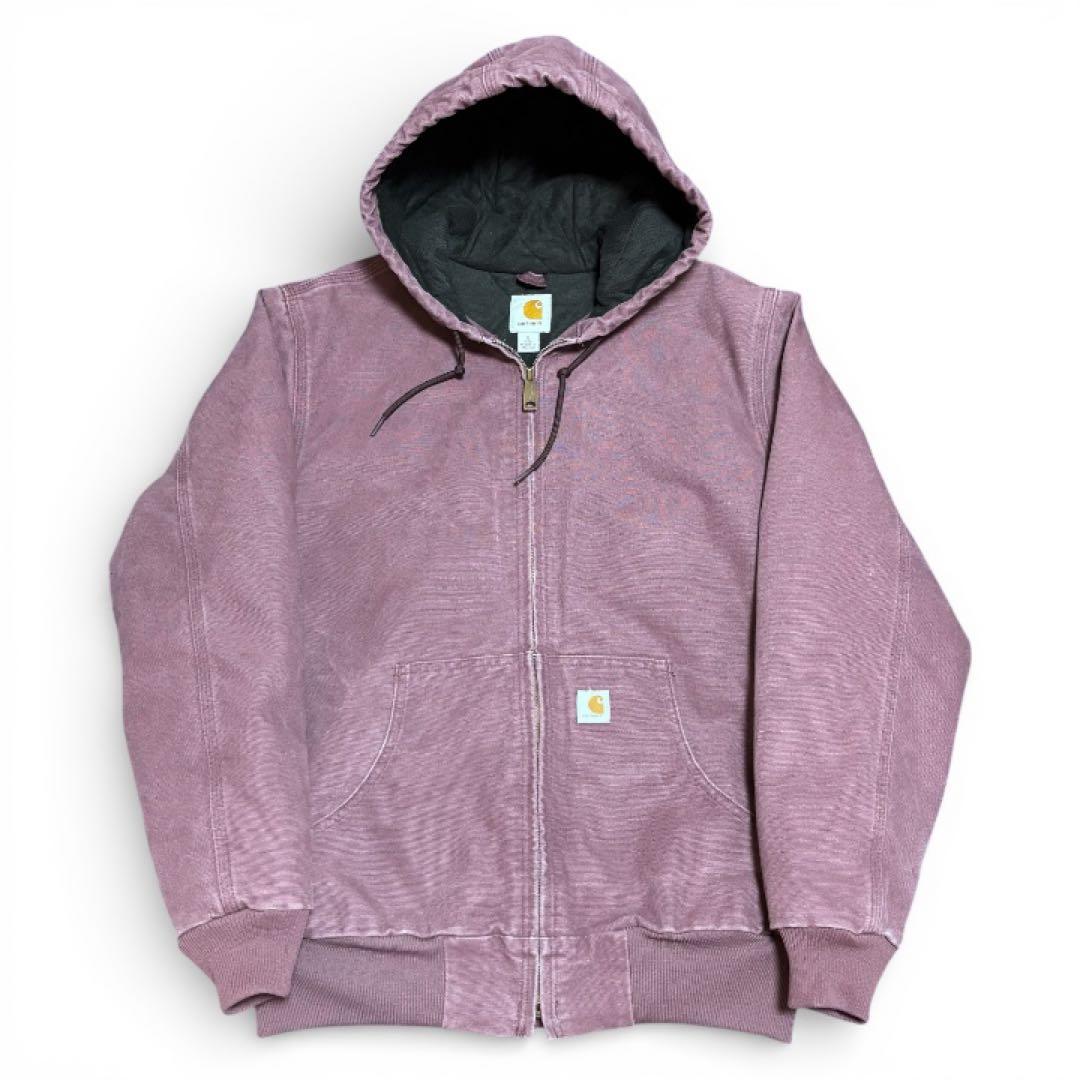 Carhartt】 カーハート アクティブジャケット パーカー ダック生地 紫