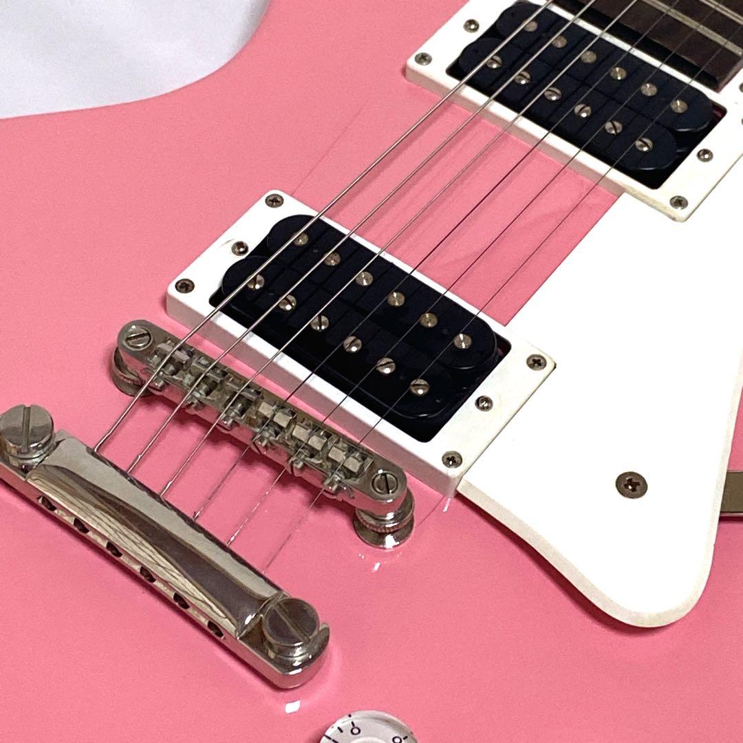 エピフォン レスポール100 ピンク エレキギター 限定品 稀少 - メルカリ