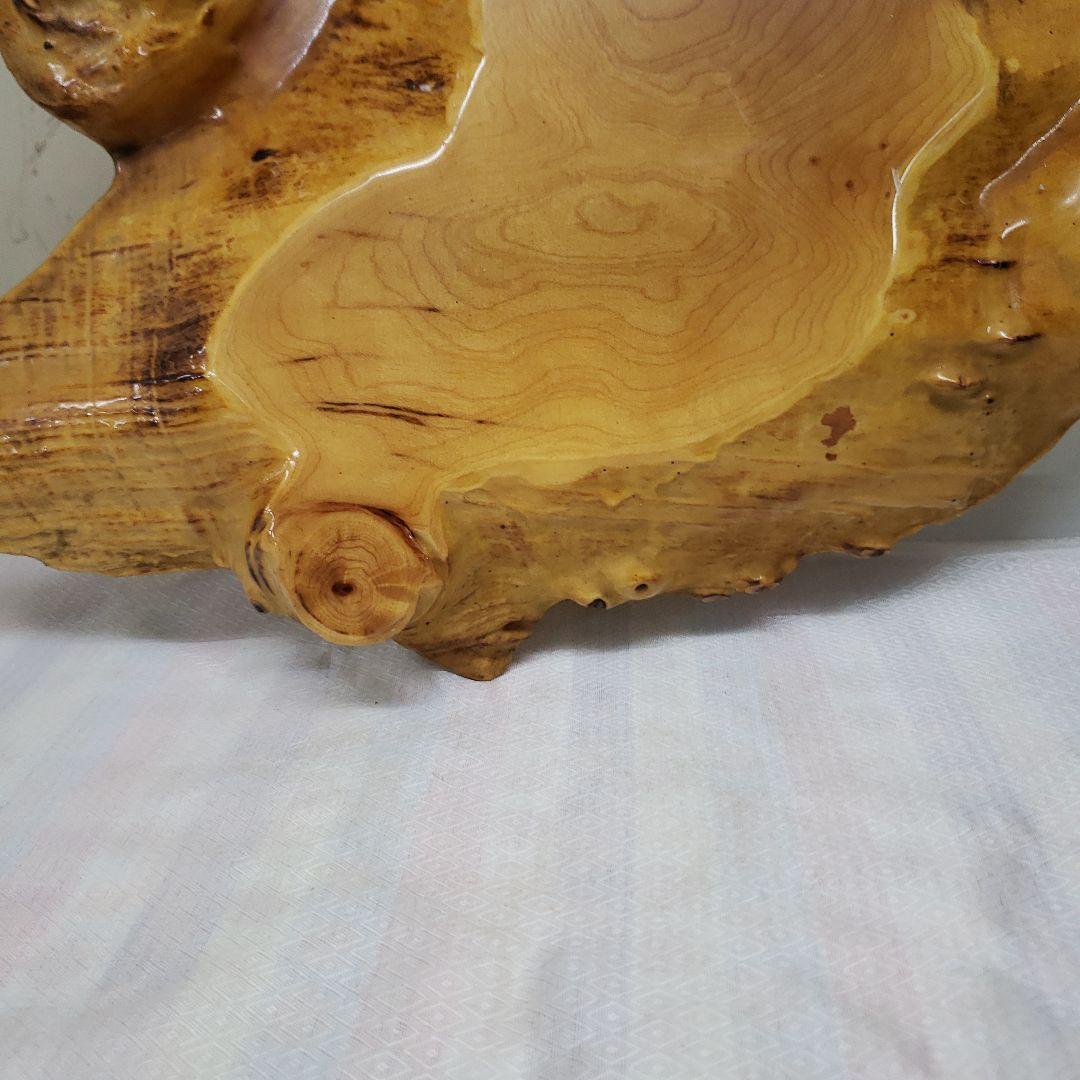 蔵出し特価 花梨こぶ玉杢敷台 約68×45×5cm 無垢材