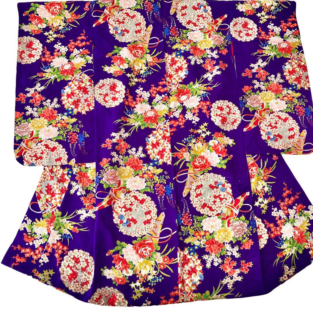 アンティーク　女の子　子供着物　NO4