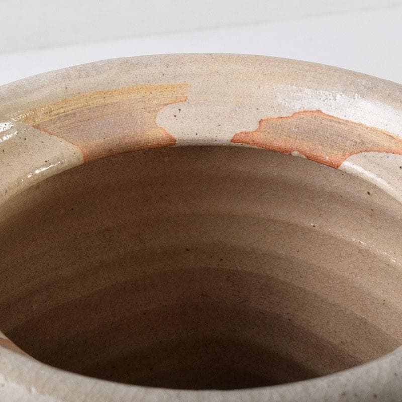 茶道具 人間国宝 荒川豊蔵作 志野焼 古志野 水差 共箱 M R8690H 水