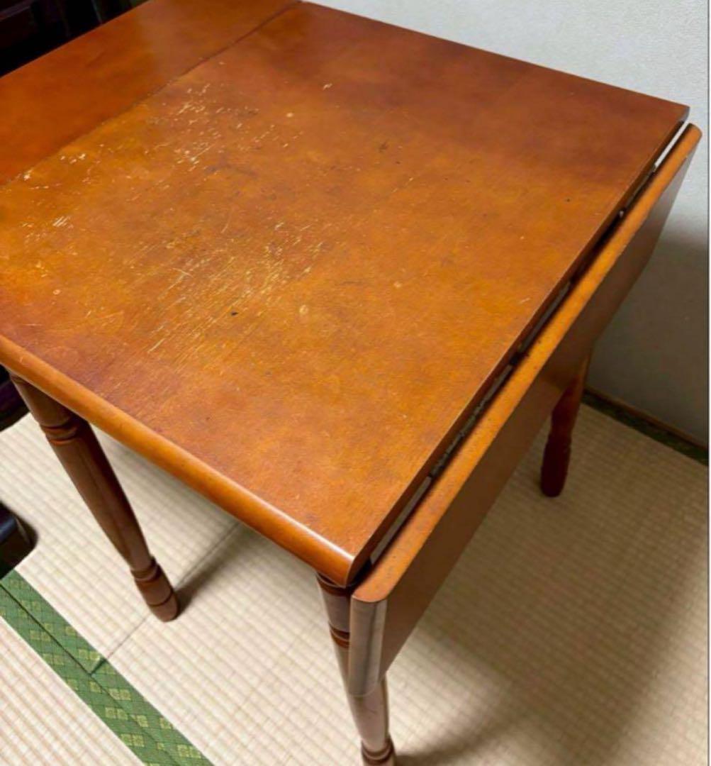 ダイニングテーブル 木製 おしゃれ アンティーク 高級品 完成品 コンパクト