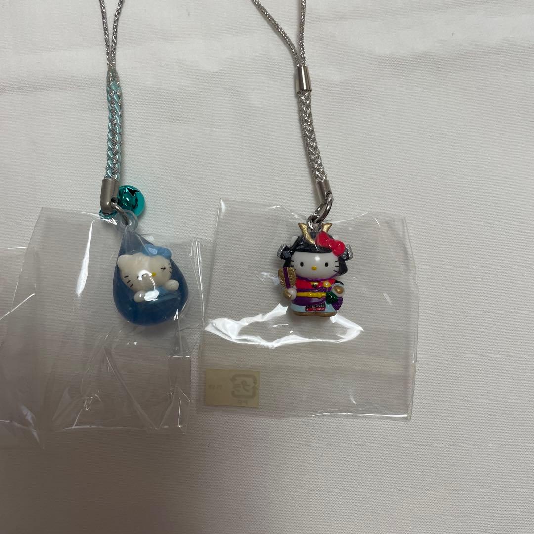新品◆ハローキティ ご当地キティ 根付けストラップ 山梨県 7個セット◆匿名配送