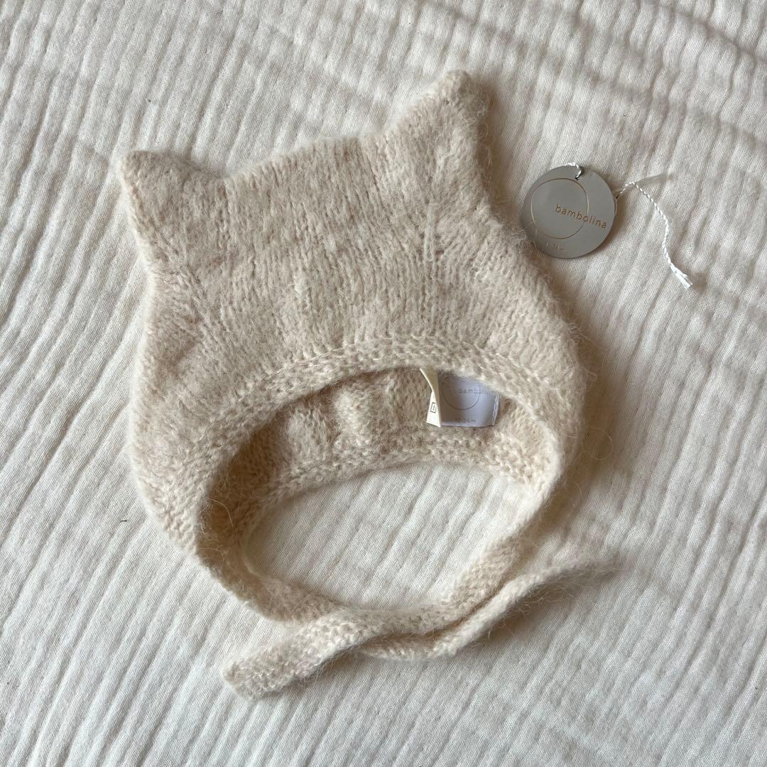 美品 バンボリーナ bambolina ボンネット クラシック ホワイト