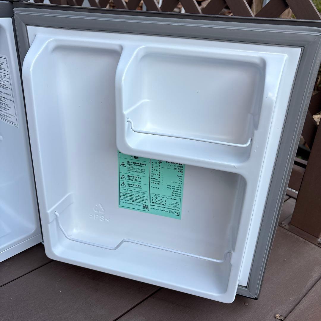 ハイセンス　小型冷蔵庫 HR-A45S 2025年製