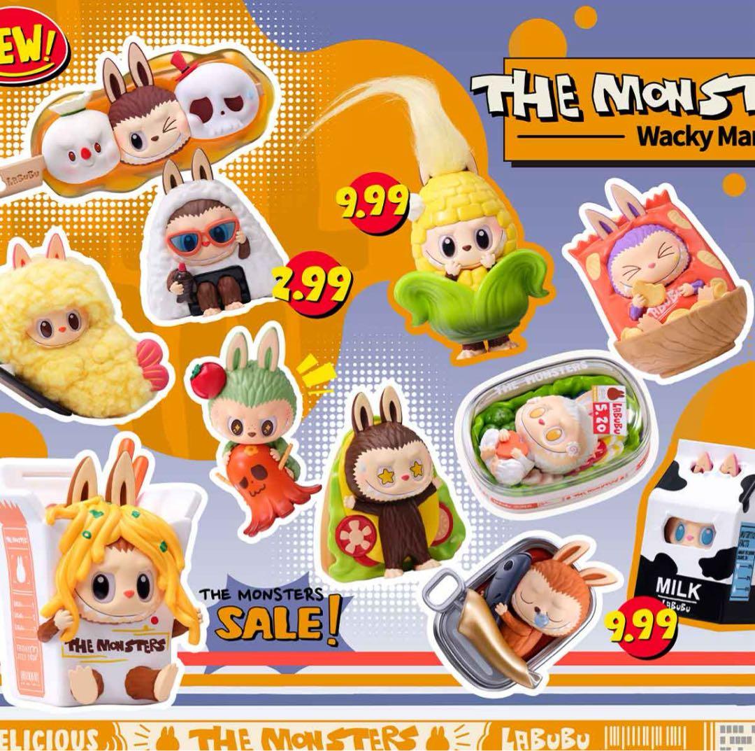 ぬいぐるみ POPMART THE MONSTERS LABUBU Wacky Mart