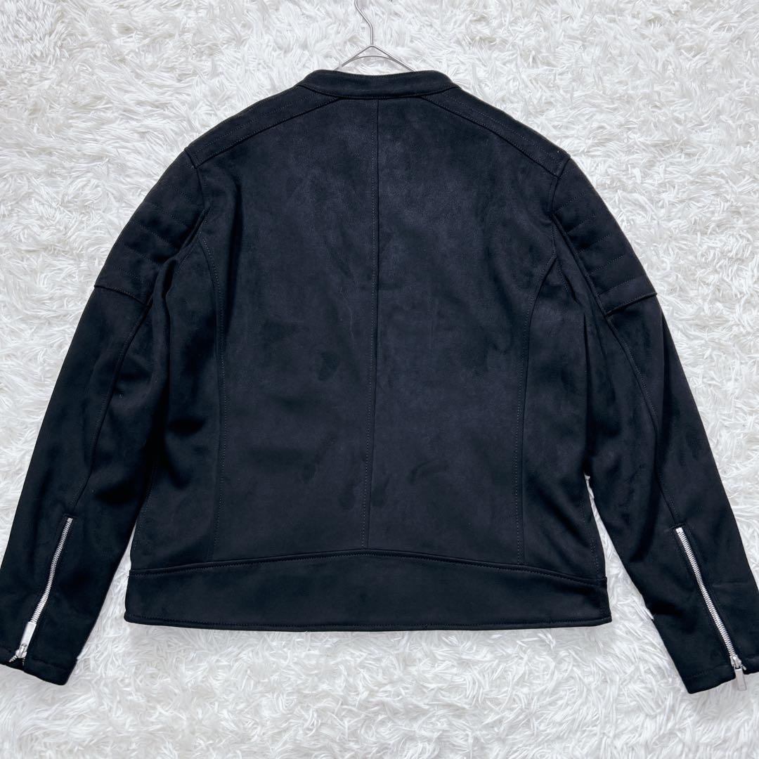 ZARA スエード調 ライダースジャケット XL ザラ バイカーズ シングル