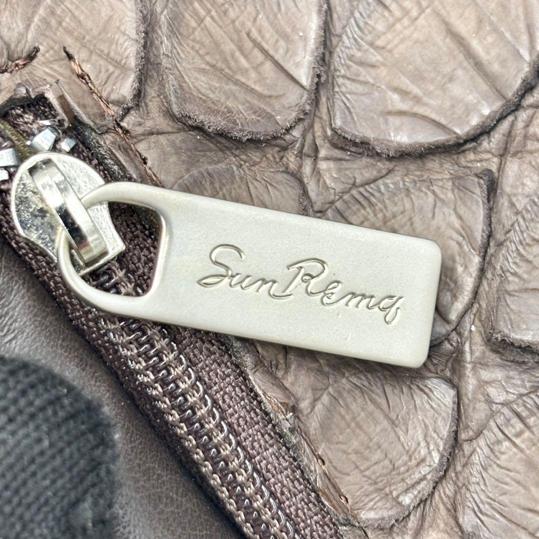 【美品】SUN REMY サンレミー パイソンレザー 錠付き ハンドバッグ