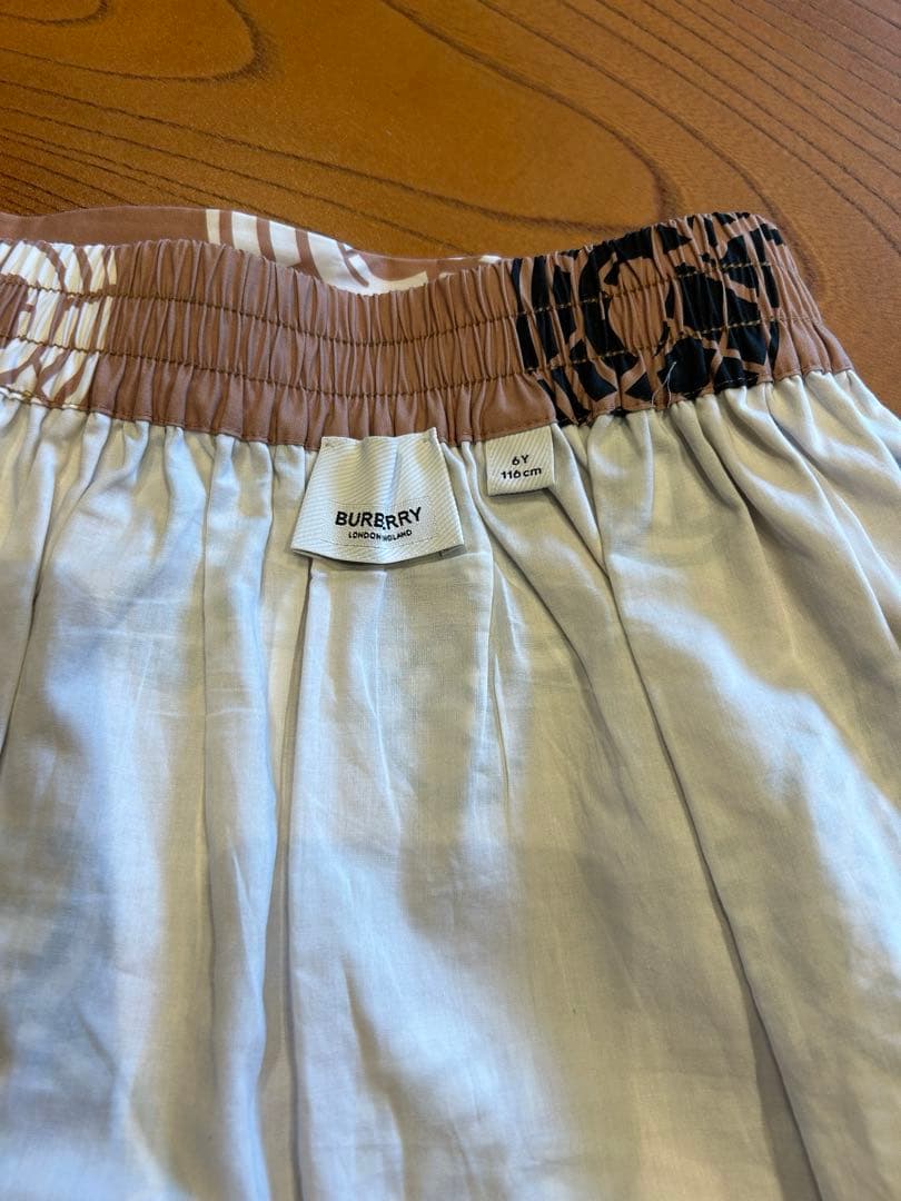 バーバリー BURBERRY トーマス ベア スカート 子供用 女の子 6Y