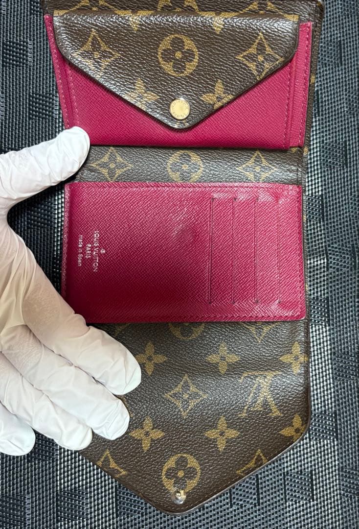 さ*ん様 超極美品　Louis Vuitton 三つ折り財布 ブラウン/ピンク