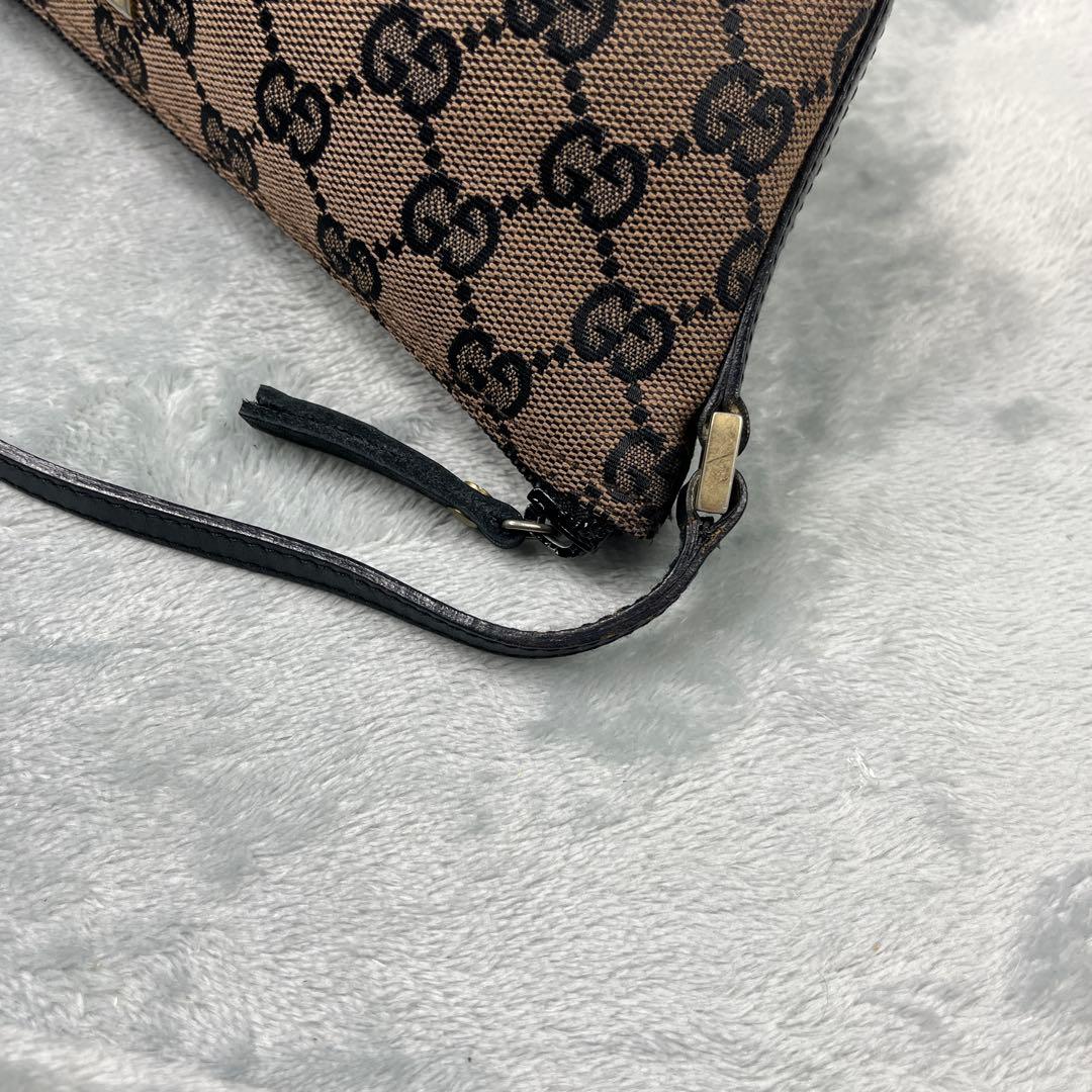 美品 Gucci グッチ アクセサリーポーチ GG ハンドバッグ
