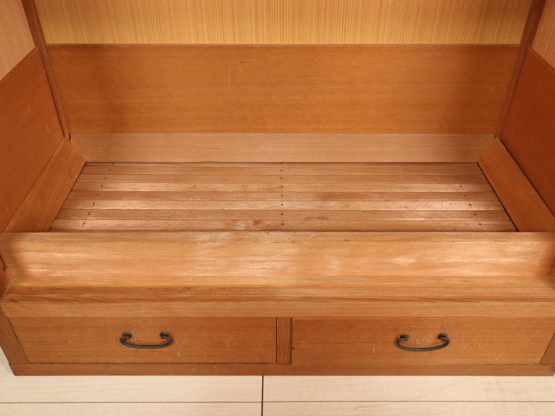 BK242 茶道具 置水屋 箪笥 茶箪笥 網代扉 煎茶棚 収納棚 BK242 茶道具 置