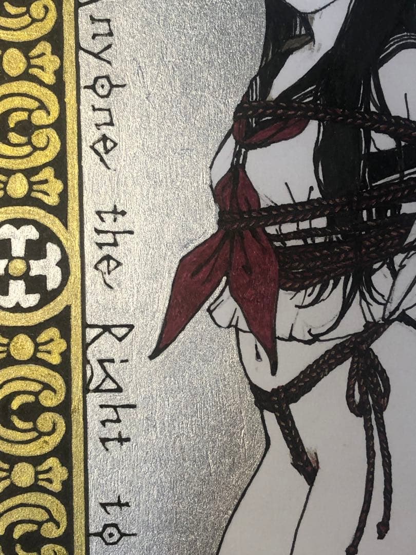 緊縛天使〜汝ヲ縛ル権利ヲ誰ニモ与ヘテハナラナイ 【肉筆画】