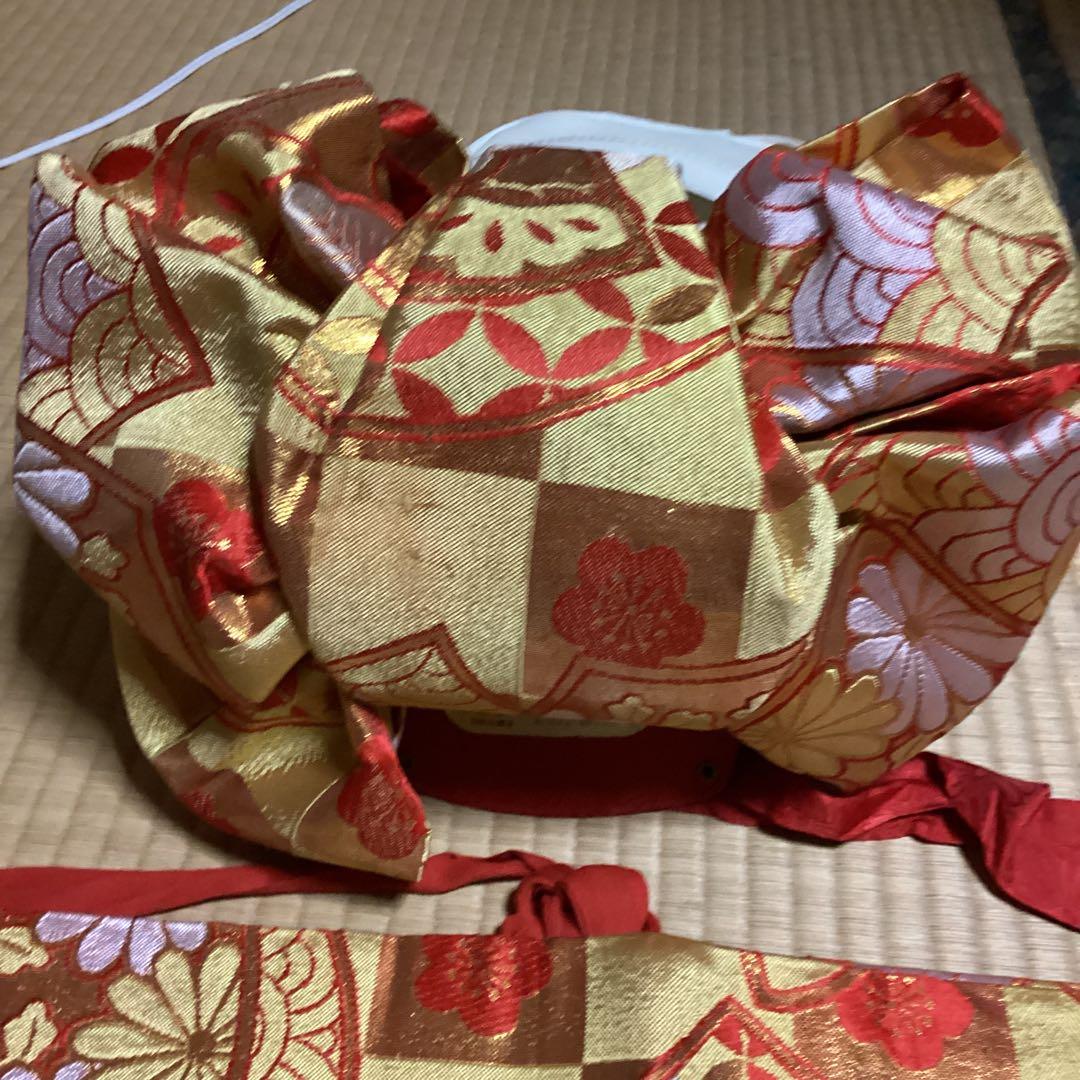 七五三七歳用のフルセット　帯幅18センチ　草履21、5センチ