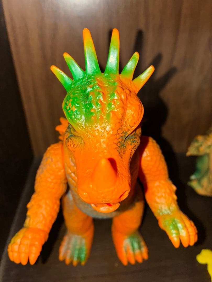 当時物 ブルマァク アンギラス ソフビ ゴジラ 怪獣 マルサン - メルカリ