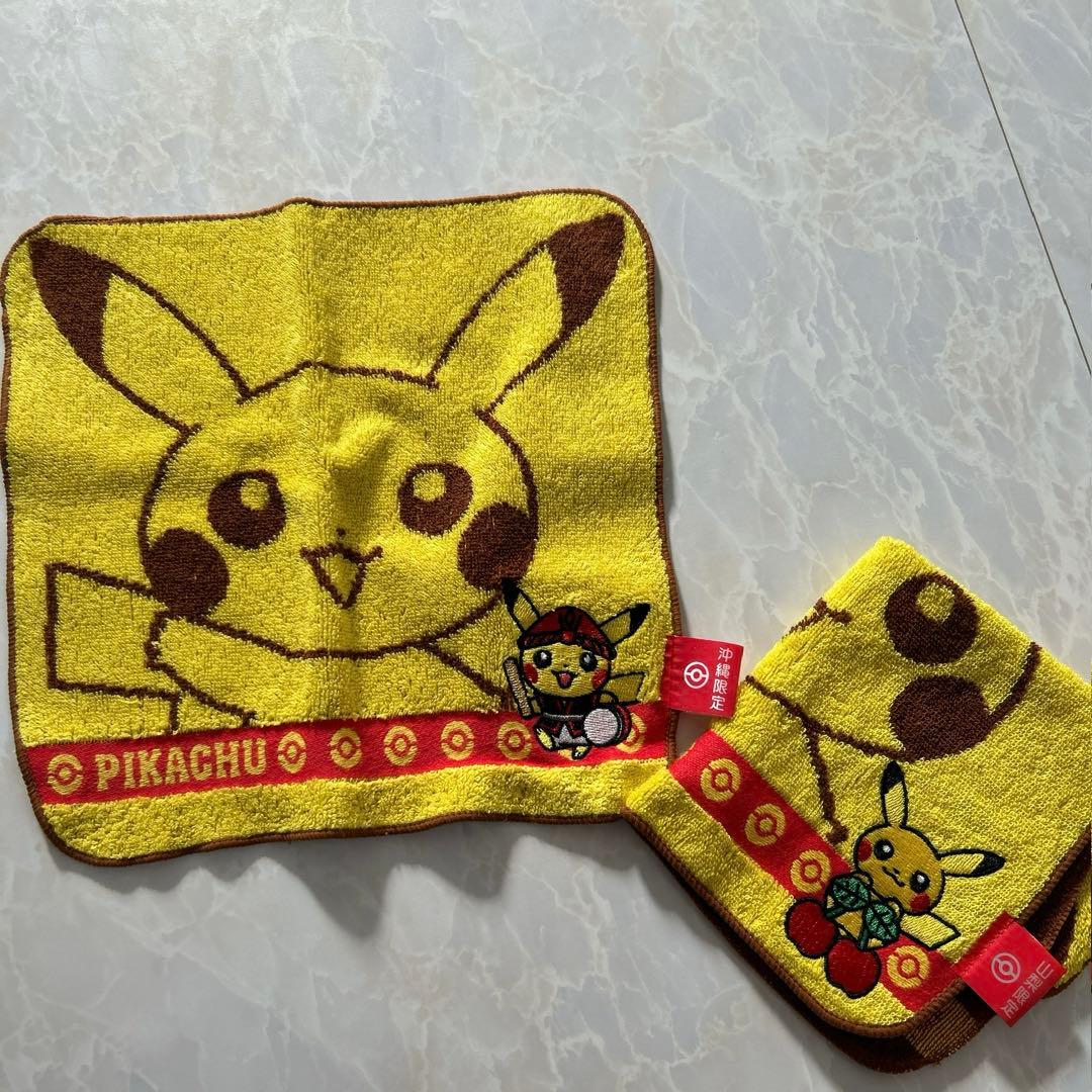ポケモン ご当地タオル ピカチュウ ハンドタオル 6枚セット