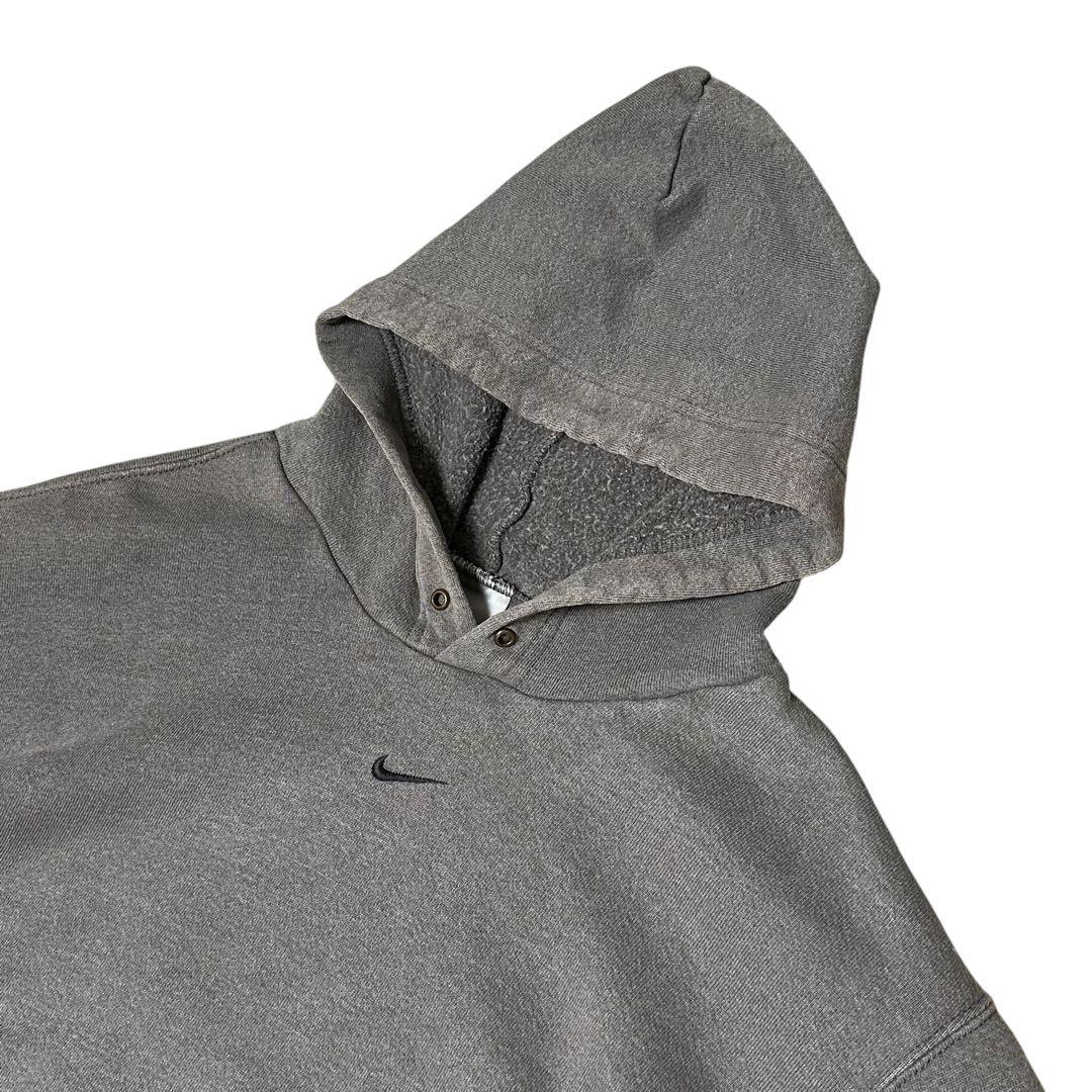 00s 希少 NIKE ナイキ センタースウッシュ スウェット パーカー