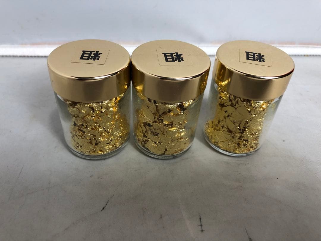 金粉 金箔 粗目　3本セットまとめ売り　OU101703