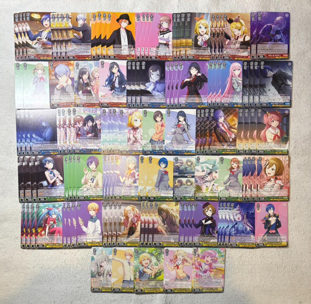 ヴァイスシュヴァルツ プロジェクトセカイ カード400枚以上まとめ売り