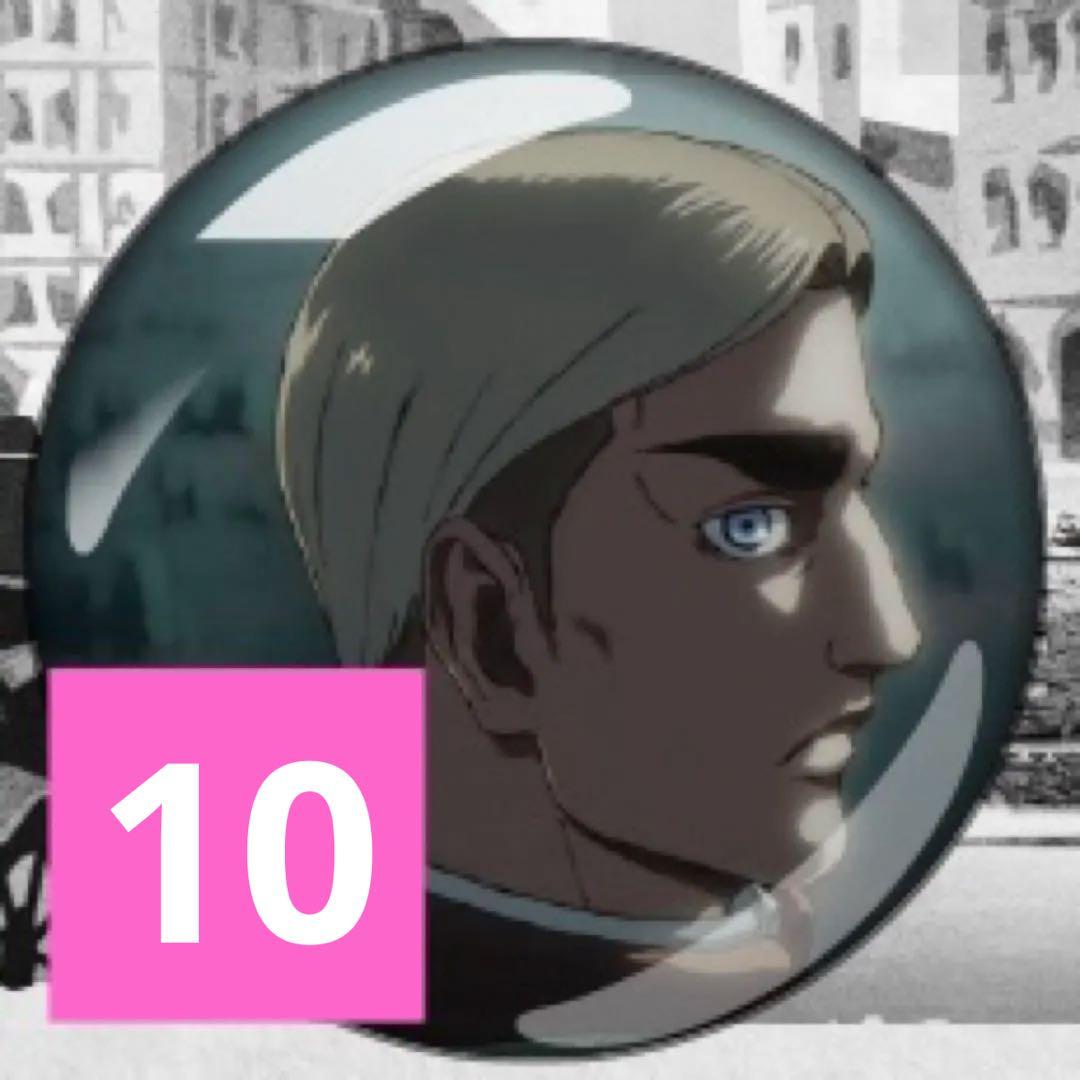 進撃の巨人 エルヴィン wit 缶バッジ - メルカリ