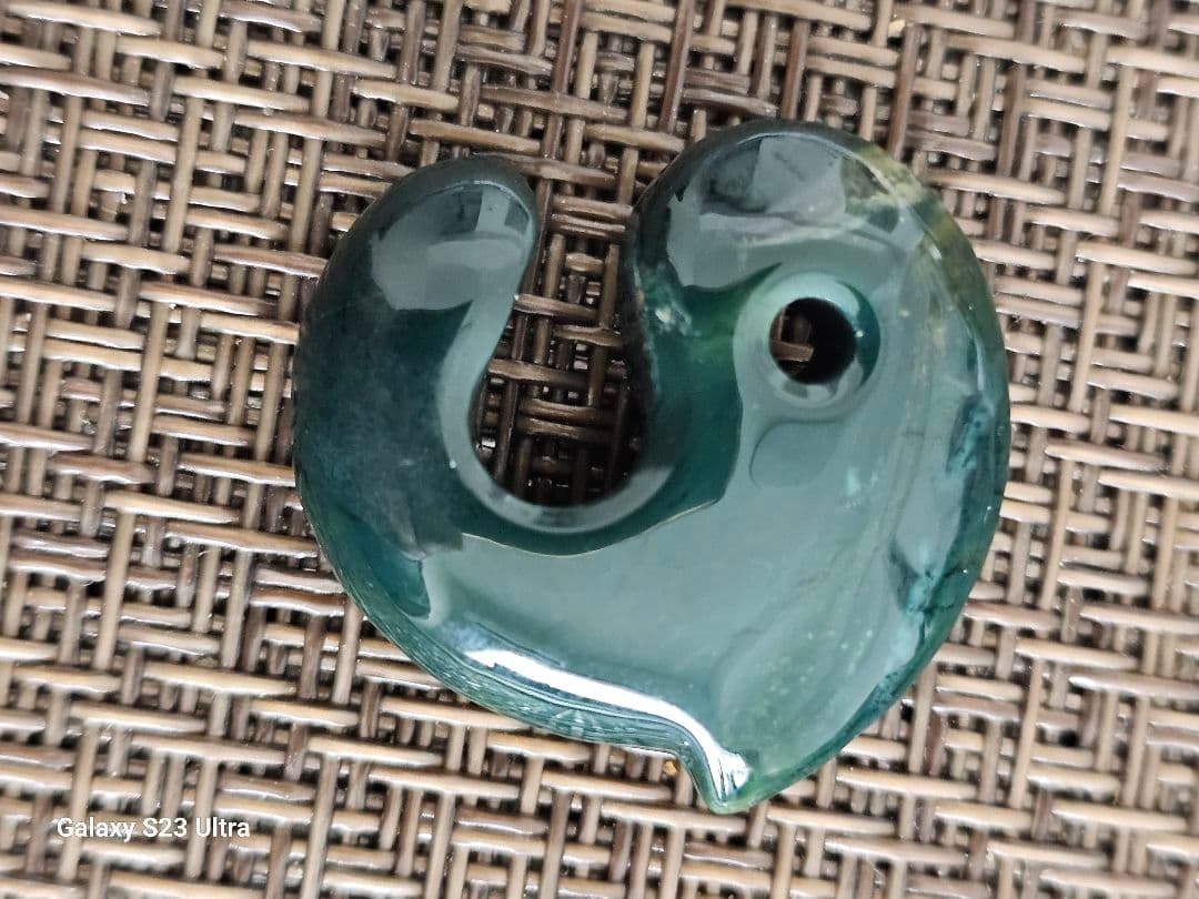 出雲瑪瑙碧玉飛龍勾玉宝石鑑別書付き